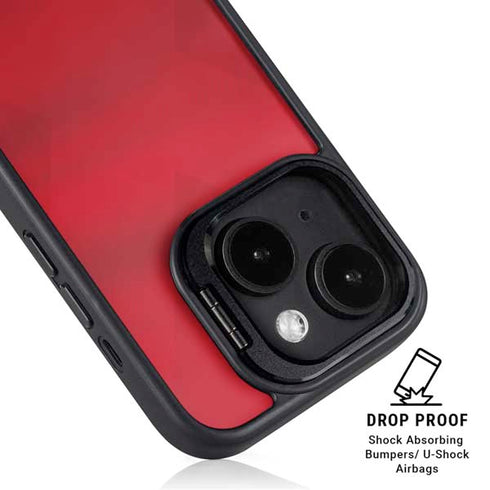 Denmark Soccer Flag iPhone 15 Kickstand Case